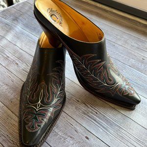 Charlie 1 Horse Women's Western Mayela Slide Mule By Lucchese Size 8.5